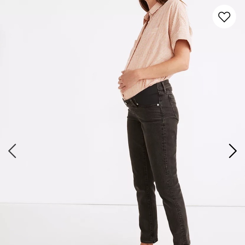 Madewell Perfect Vintage Side-Panel Maternity Jeans 27